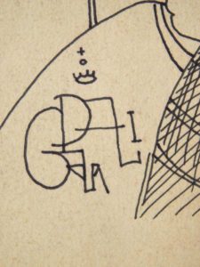 Salvador Dali: Surreal Figure Drawing , Signature Detail 