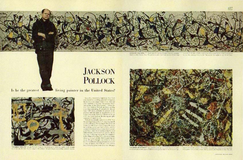 jackson pollock drip painting 1949